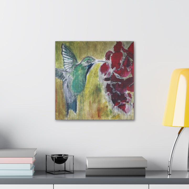 "Hummingbird #2" - Gallery Wrapped Canvas (MFG by Printify)