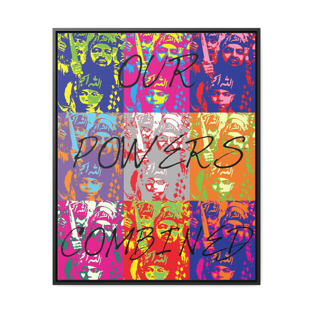 "Our Powers Combined" Gallery Wrapped/Framed Canvas