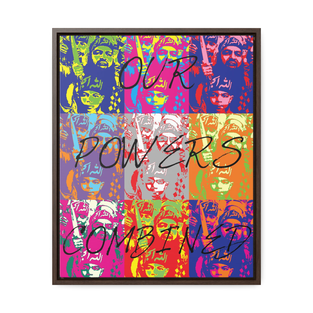 "Our Powers Combined" Gallery Wrapped/Framed Canvas