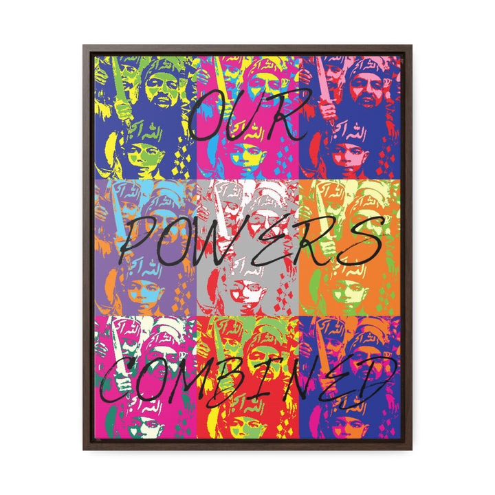 "Our Powers Combined" Gallery Wrapped/Framed Canvas