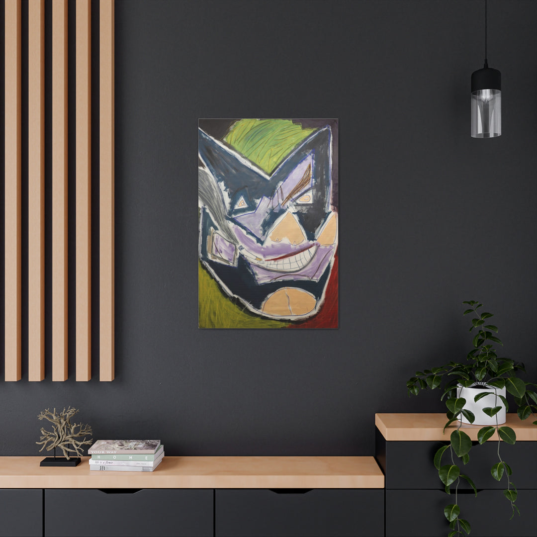 "Joker Batman" Gallery Wrapped Canvas (MFG by Sensaria)