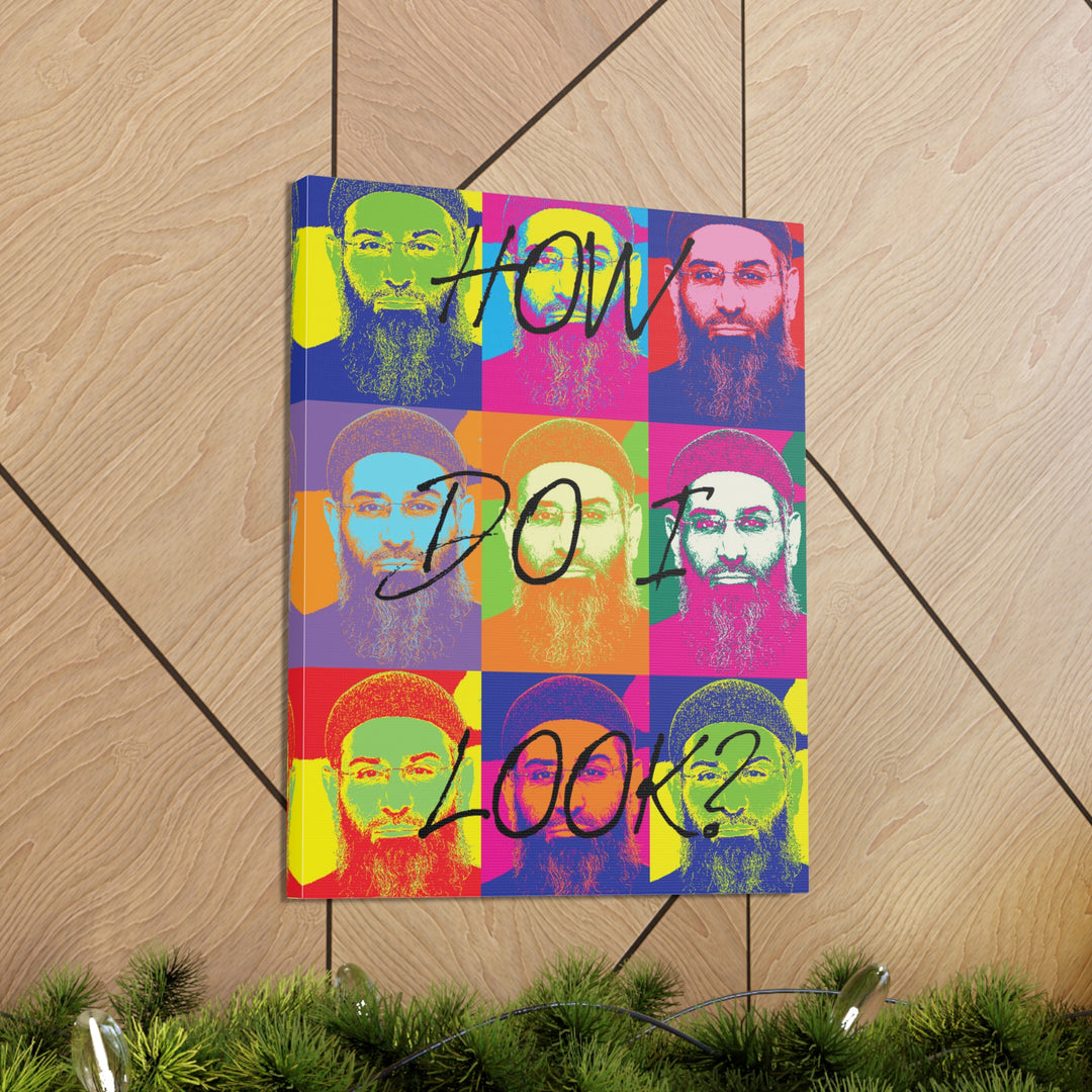 "How Do I Look" Gallery Wrapped Canvas