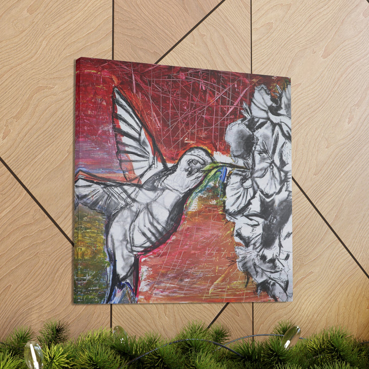 "Hummingbird #1" - Gallery Wrapped Canvas (MFG by Printify)