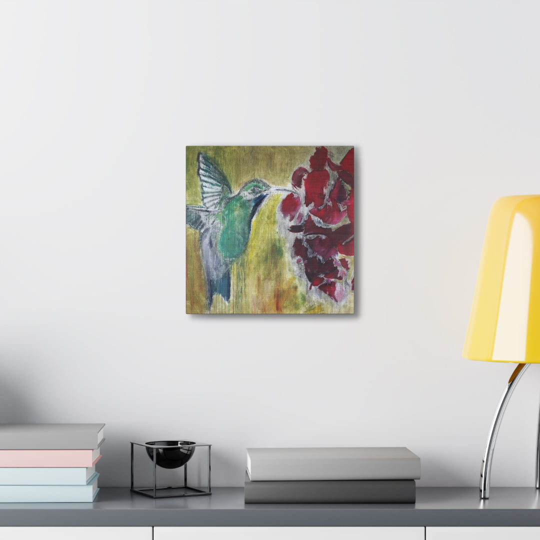 "Hummingbird #2" - Gallery Wrapped Canvas (MFG by Printify)