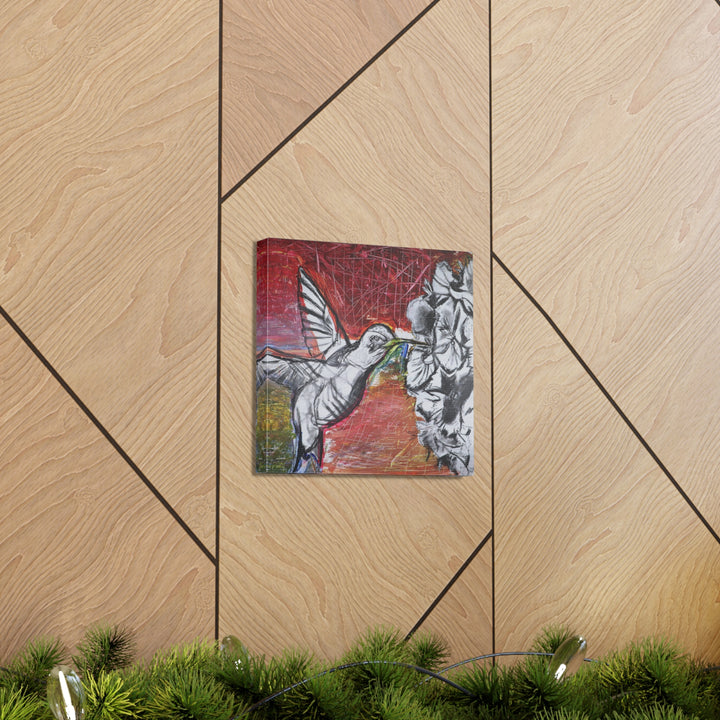 "Hummingbird #1" - Gallery Wrapped Canvas (MFG by Printify)