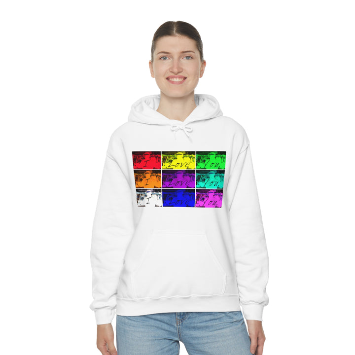 "I Love You" Hooded Sweatshirt