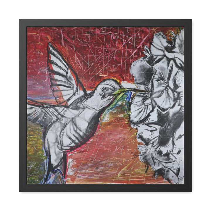 "Hummingbird #1" - Framed Poster (Unmatted)