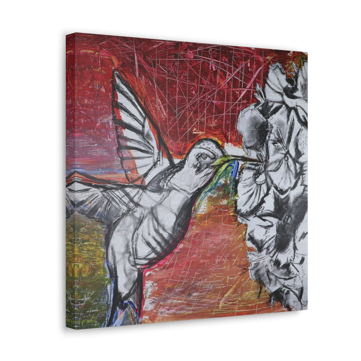 "Hummingbird #1" - Gallery Wrapped Canvas (MFG by Printify)