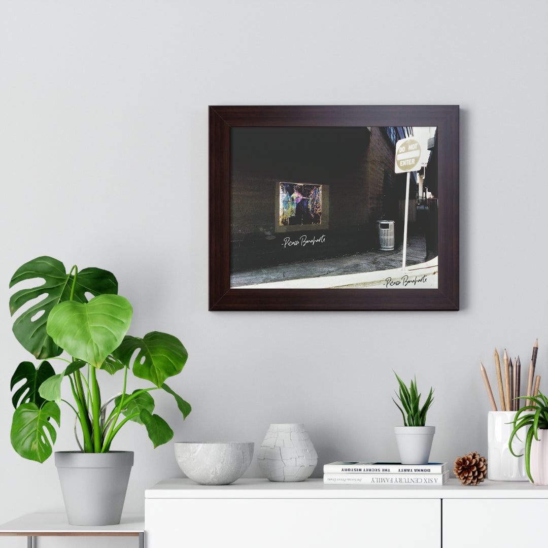 "Hummingbird #5 Water Ave & SE Hawthorne, Portland" - Framed Print