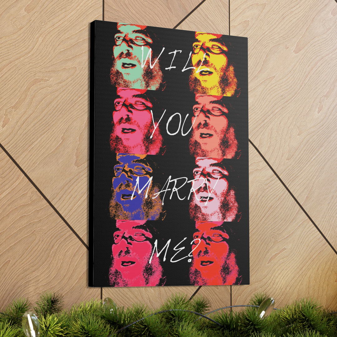 "Will You Marry Me?" Gallery Wrapped Canvas