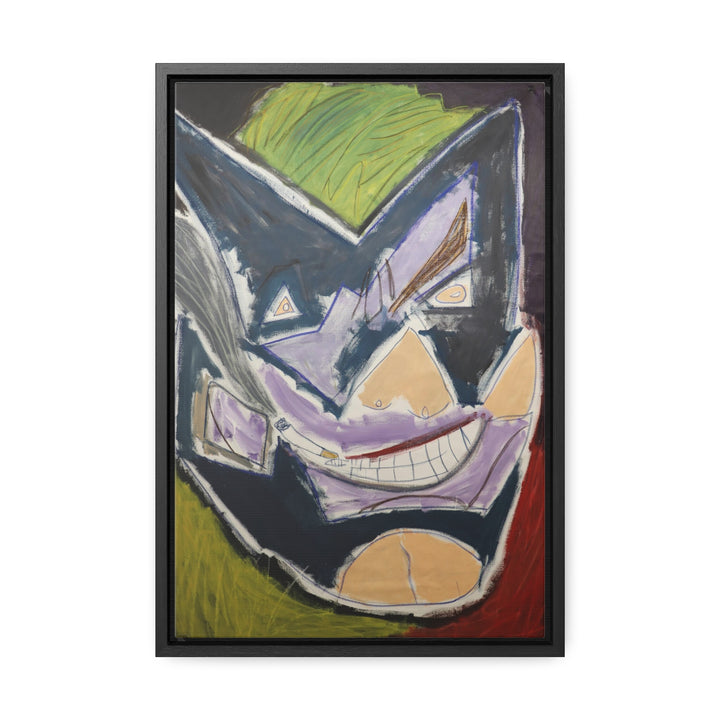 "Joker Batman" Gallery Wrapped/Framed Canvas (MFG by Sensaria)