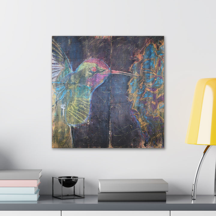 "Hummingbird #5" - Gallery Wrapped Canvas (MFG by Printify)