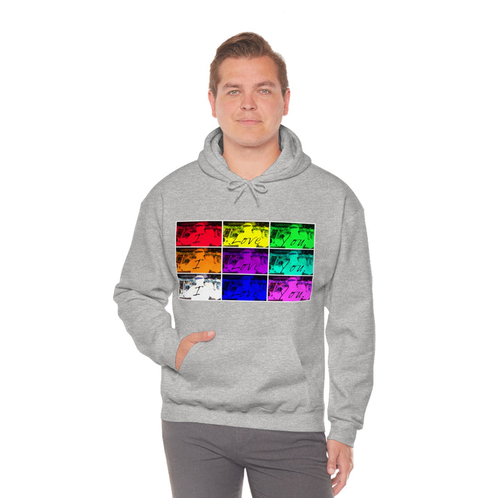 "I Love You" Hooded Sweatshirt