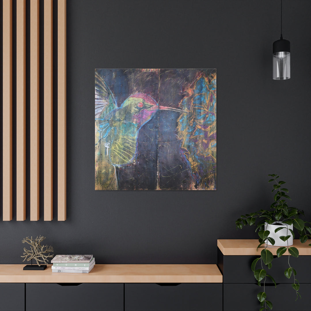 "Hummingbird #5" - Gallery Wrapped Canvas (MFG by Printify)