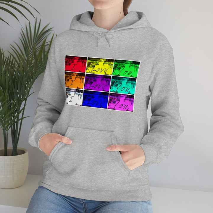 "I Love You" Hooded Sweatshirt