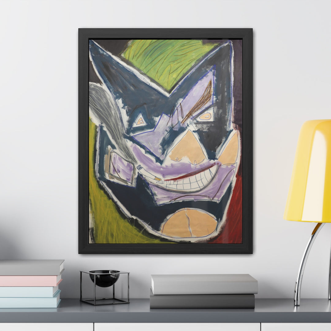 "Joker Batman" Framed Poster (MFG by Printify)