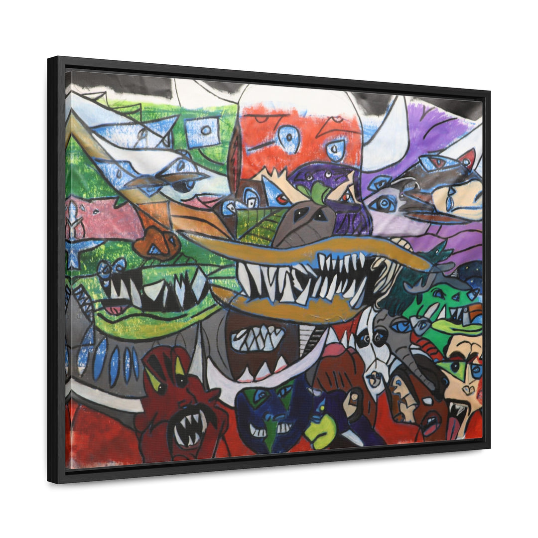 "Oni" Gallery Wrapped/Framed Canvas