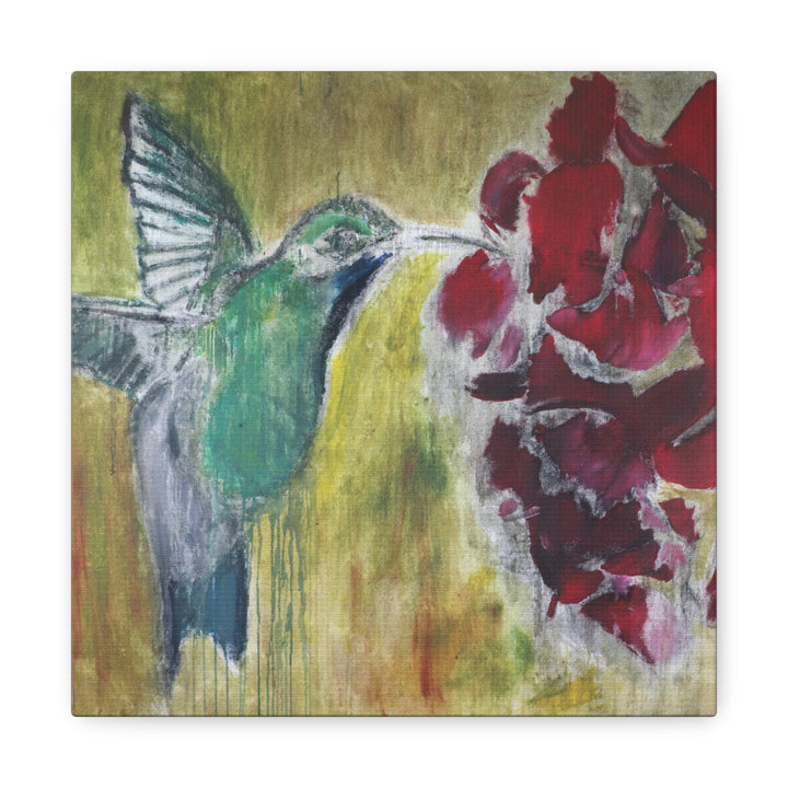 "Hummingbird #2" - Gallery Wrapped Canvas (MFG by Printify)