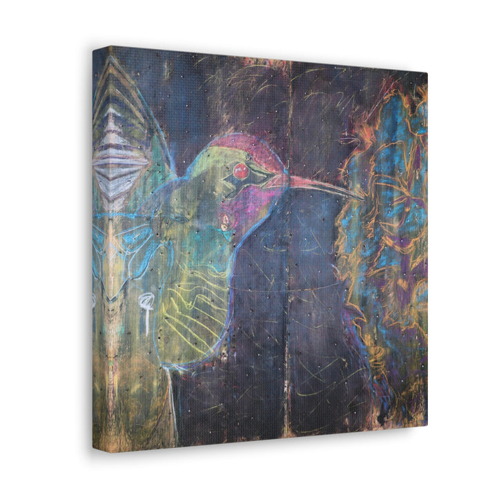 "Hummingbird #5" - Gallery Wrapped Canvas (MFG by Printify)