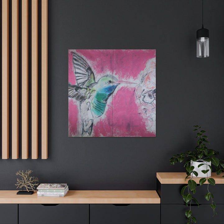 "Hummingbird #4" - Gallery Wrapped Canvas (MFG by Printify)