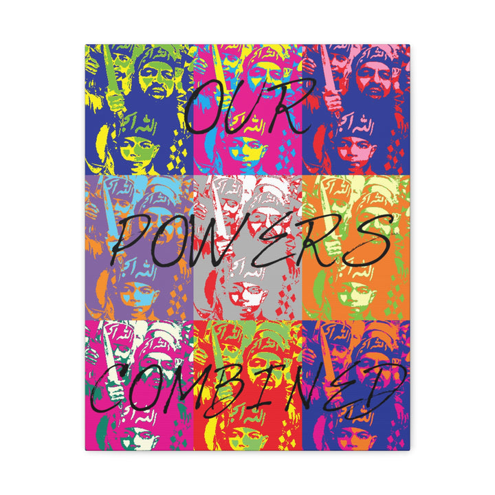 "Our Powers Combined" Gallery Wrapped Canvas