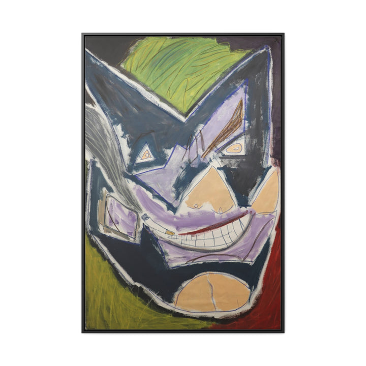 "Joker Batman" Gallery Wrapped/Framed Canvas (MFG by Sensaria)