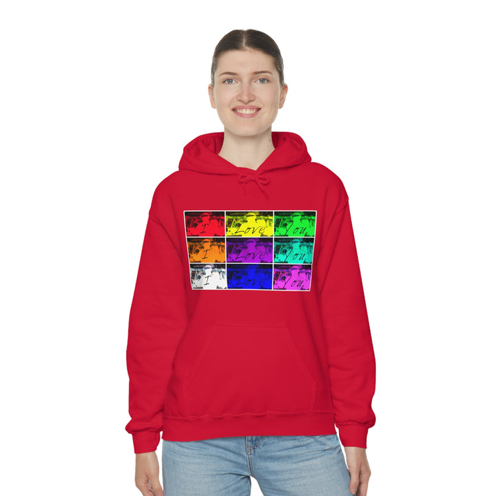 "I Love You" Hooded Sweatshirt