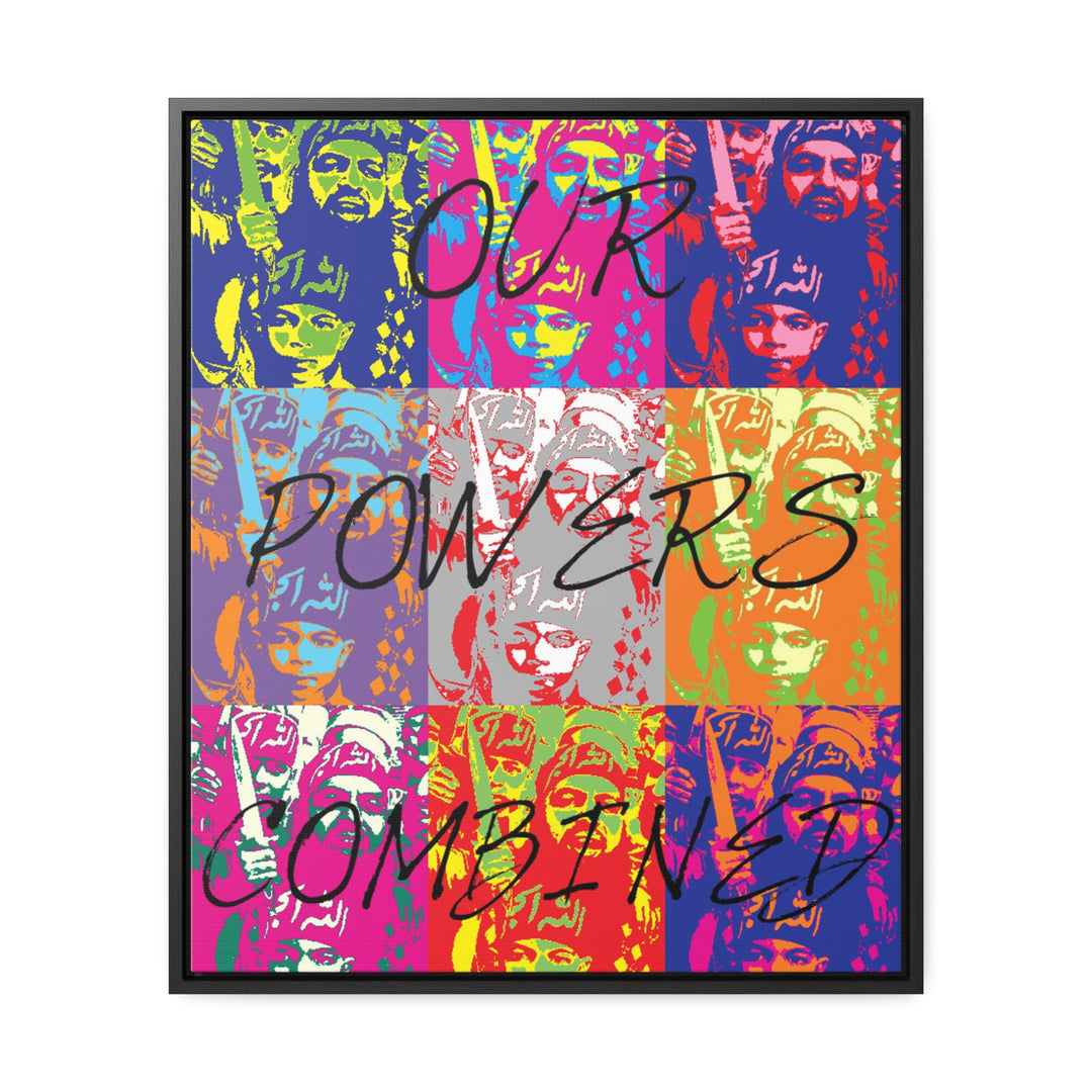 "Our Powers Combined" Gallery Wrapped/Framed Canvas