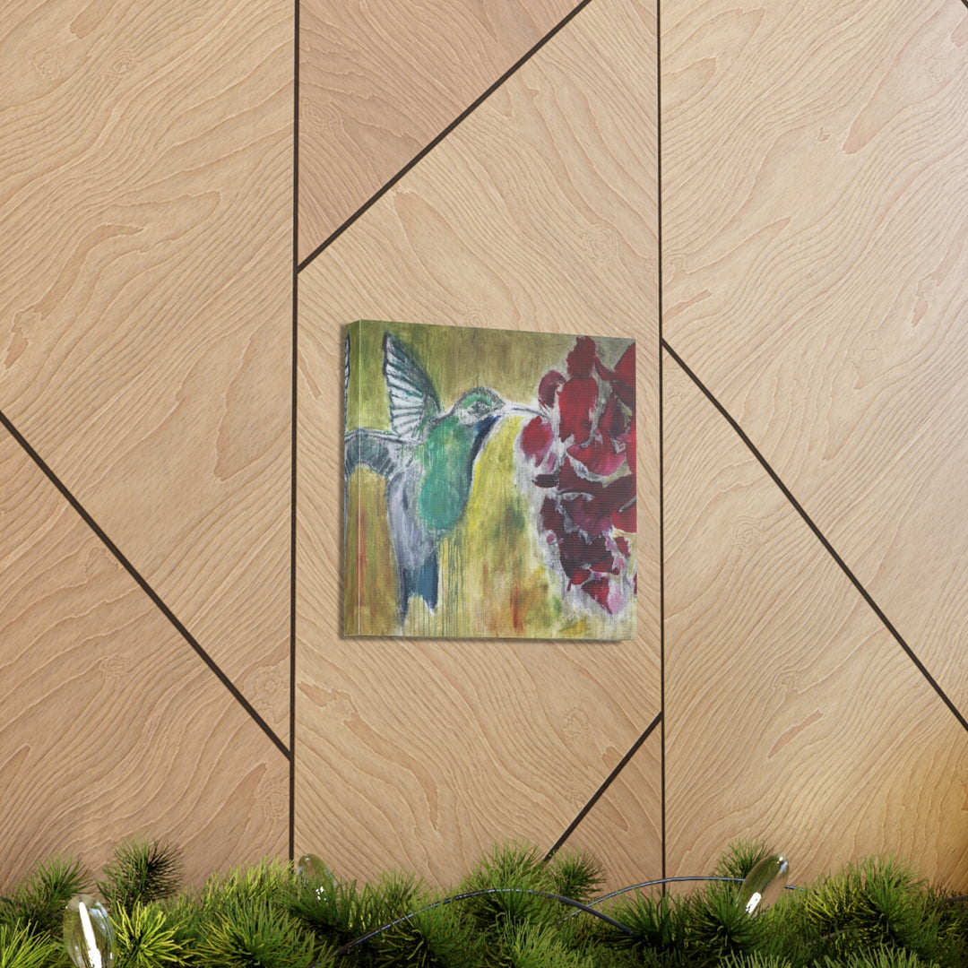 "Hummingbird #2" - Gallery Wrapped Canvas (MFG by Printify)