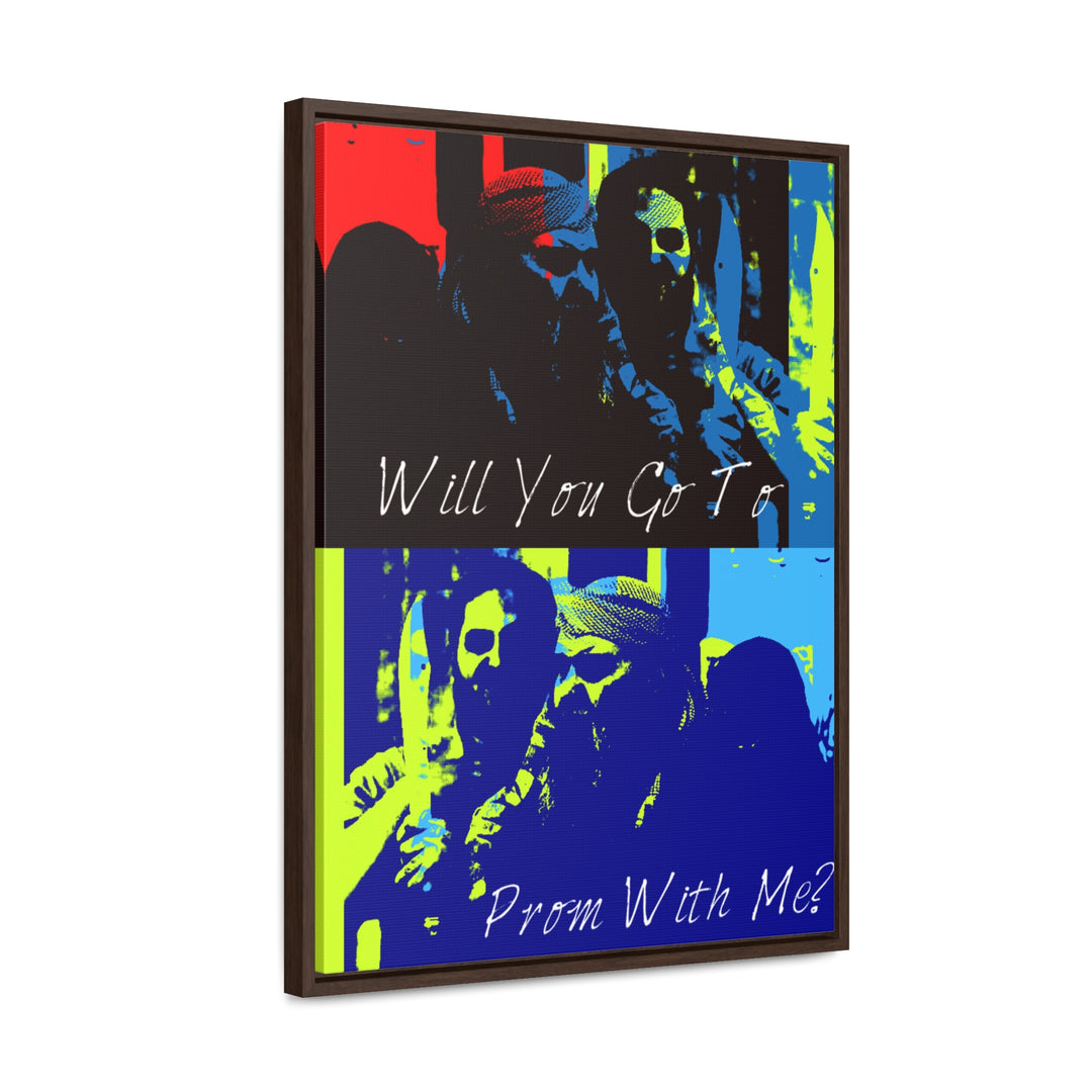 "Will You Go to Prom With Me" Gallery Wrapped/Framed Canvas