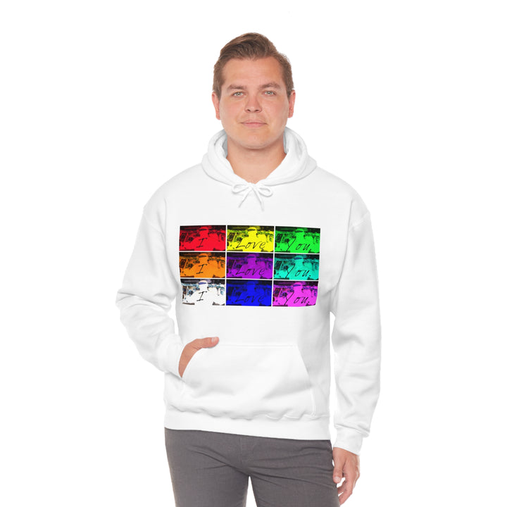 "I Love You" Hooded Sweatshirt