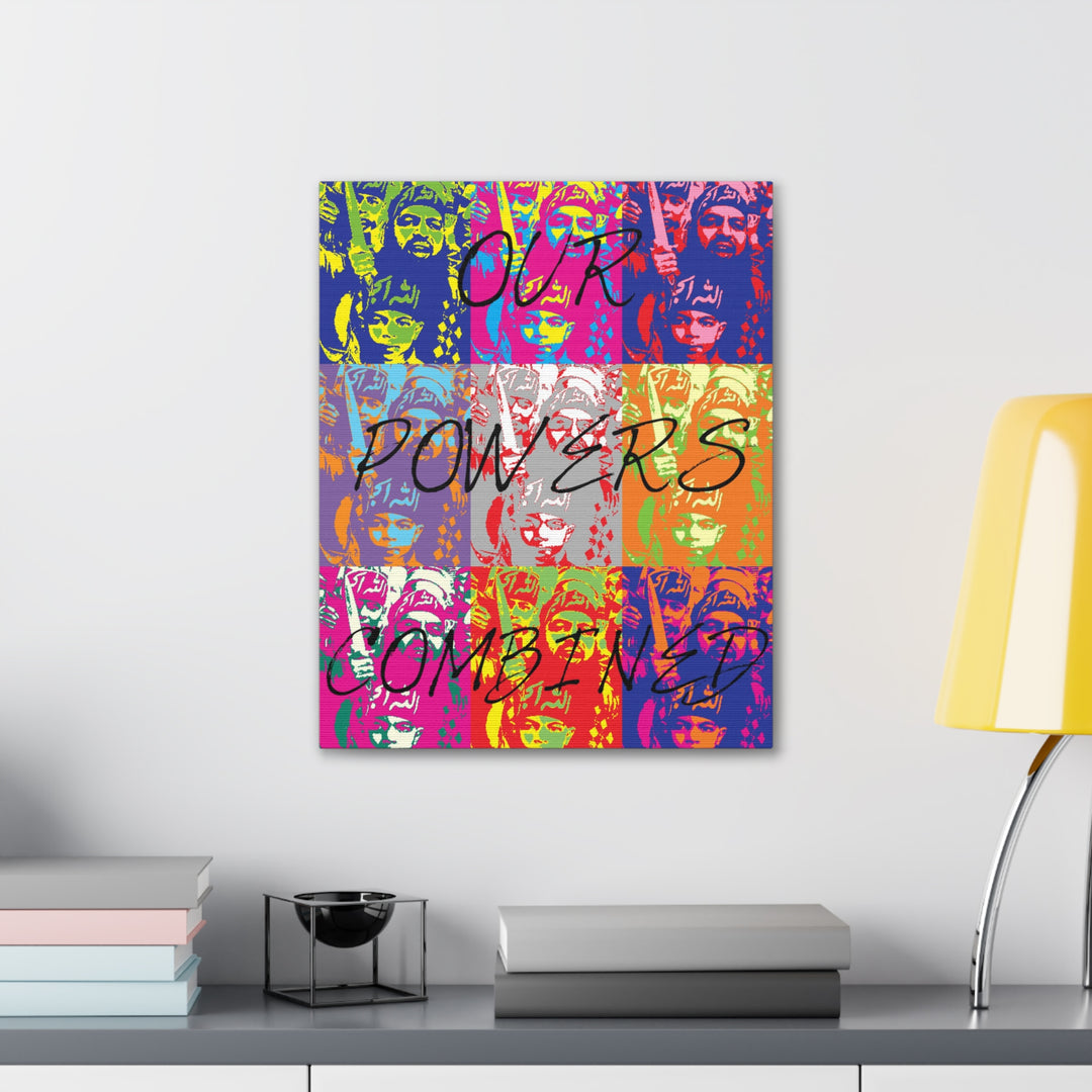 "Our Powers Combined" Gallery Wrapped Canvas