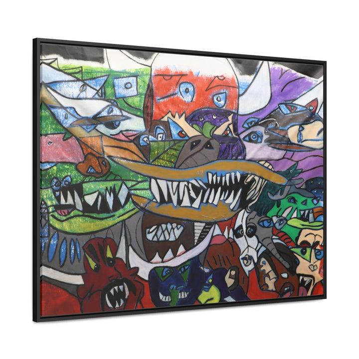 "Oni" Gallery Wrapped/Framed Canvas