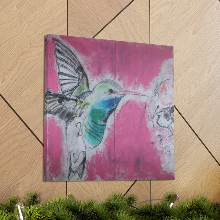 "Hummingbird #4" - Gallery Wrapped Canvas (MFG by Printify)