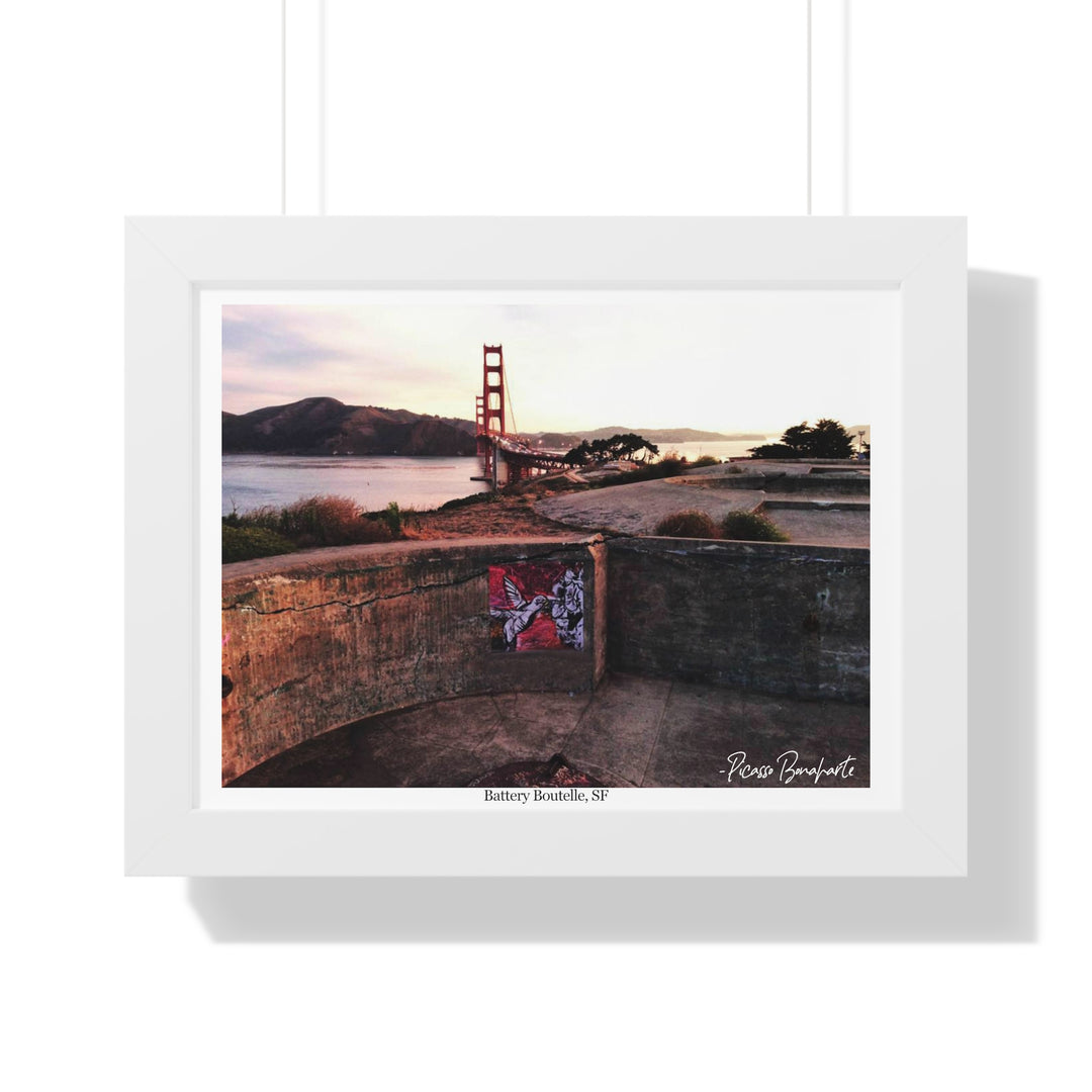 "Hummingbird #1 Battery Boutelle, SF" - Framed Print