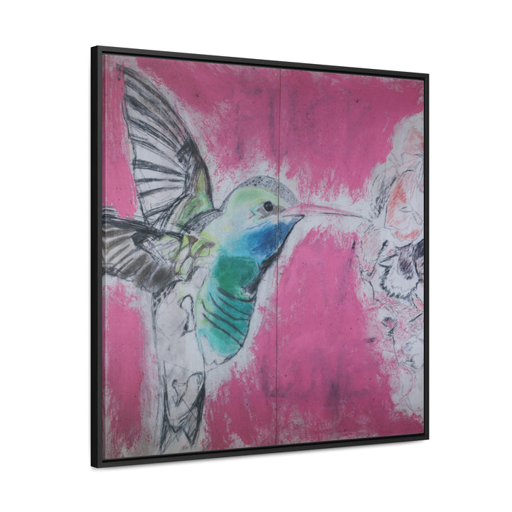 "Hummingbird #4" Gallery Wrapped/Framed Canvas (MFG by Printify)