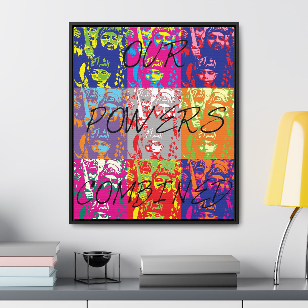 "Our Powers Combined" Gallery Wrapped/Framed Canvas