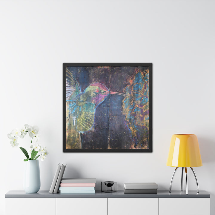 "Hummingbird #5" - Framed Poster (Unmatted)