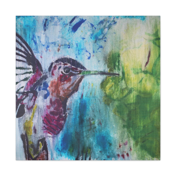 "Hummingbird #3" - Gallery Wrapped Canvas (MFG by Printify)