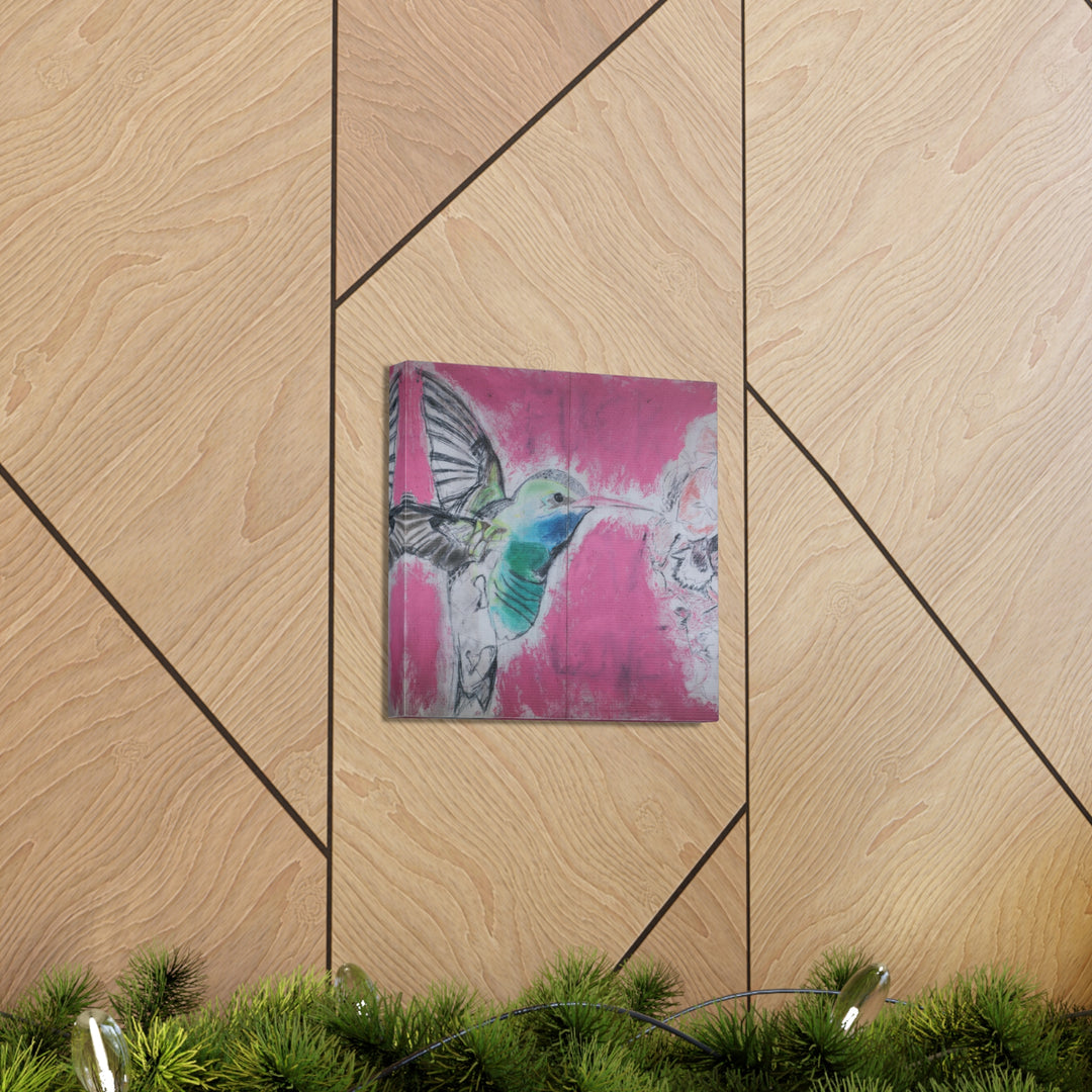 "Hummingbird #4" - Gallery Wrapped Canvas (MFG by Printify)