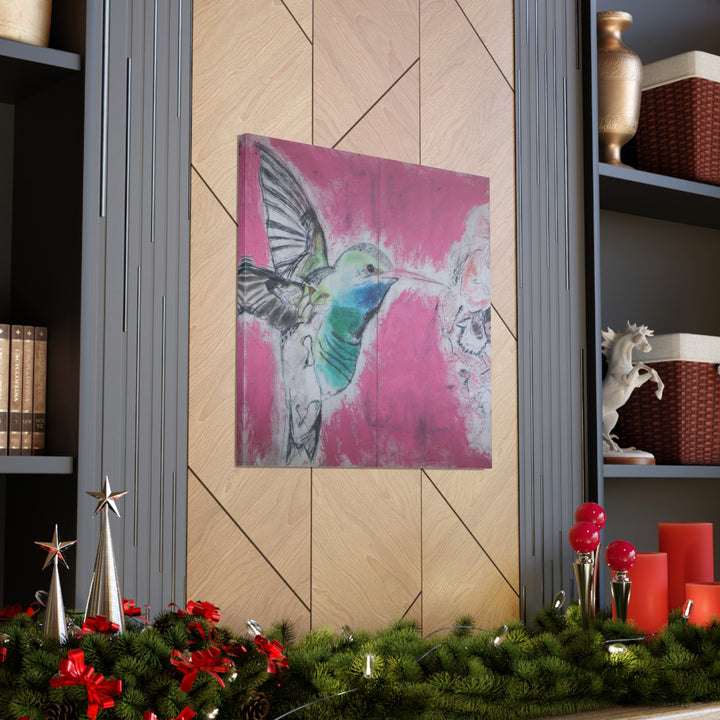 "Hummingbird #4" - Gallery Wrapped Canvas (MFG by Printify)