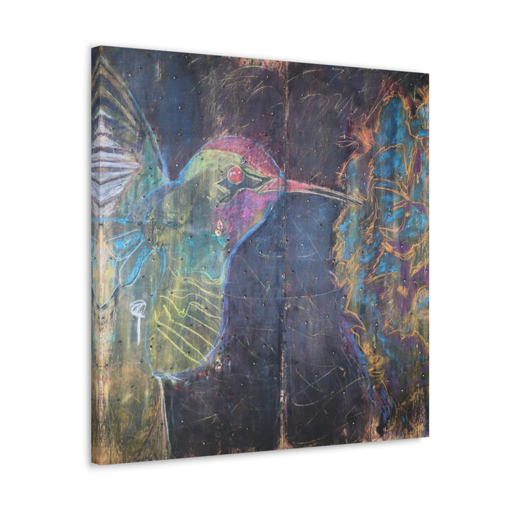 "Hummingbird #5" - Gallery Wrapped Canvas (MFG by Printify)