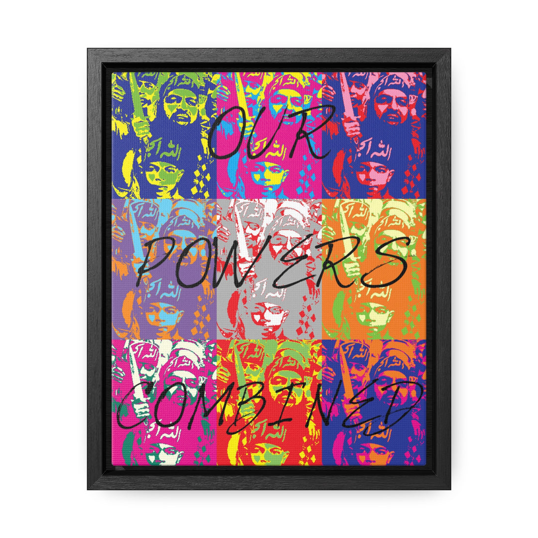 "Our Powers Combined" Gallery Wrapped/Framed Canvas