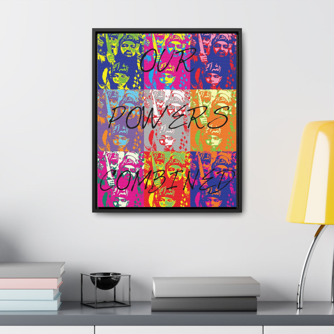 "Our Powers Combined" Gallery Wrapped/Framed Canvas