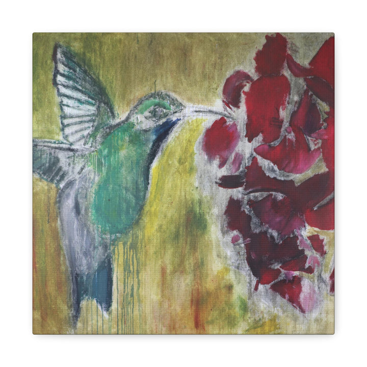 "Hummingbird #2" - Gallery Wrapped Canvas (MFG by Printify)