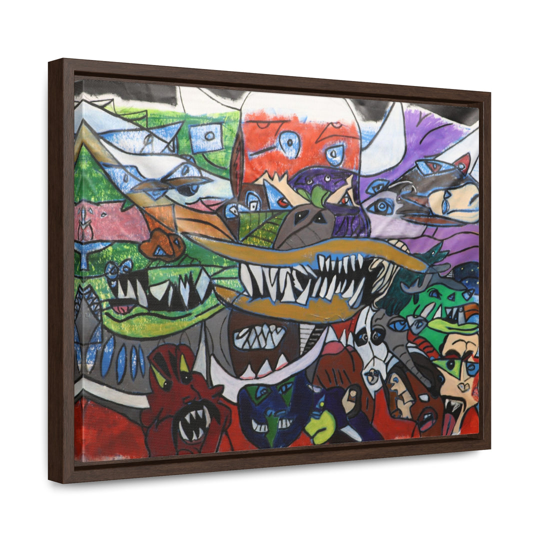 "Oni" Gallery Wrapped/Framed Canvas