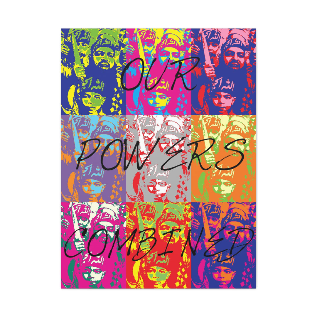 "Our Powers Combined" Gallery Wrapped Canvas