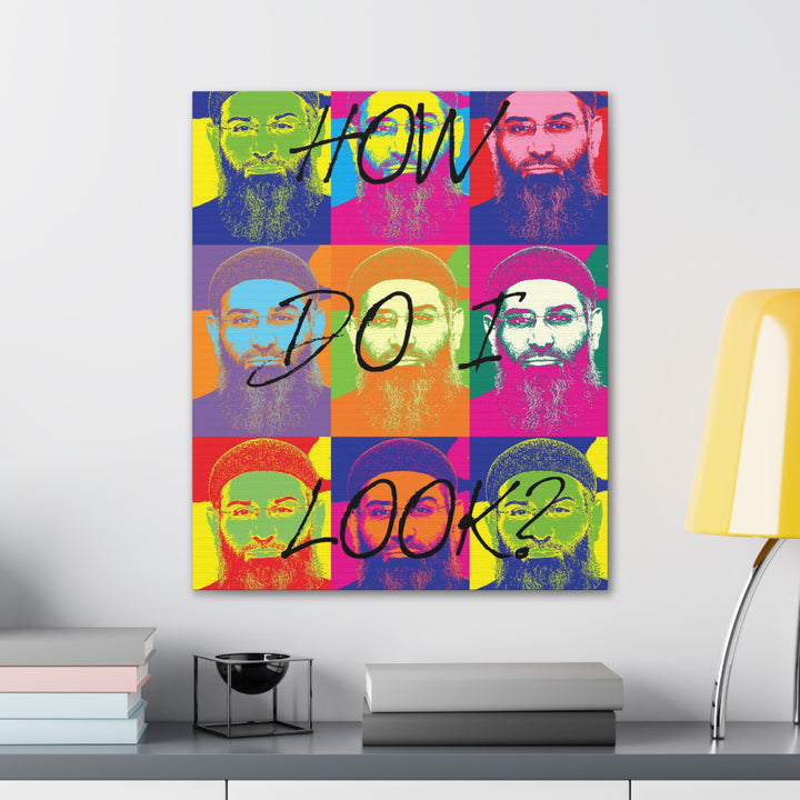 "How Do I Look" Gallery Wrapped Canvas