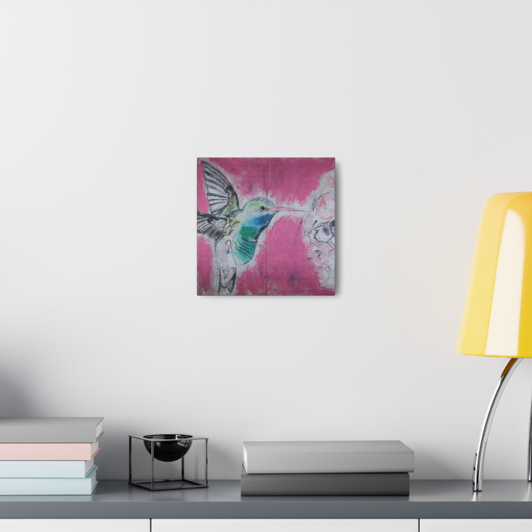 "Hummingbird #4" - Gallery Wrapped Canvas (MFG by Printify)