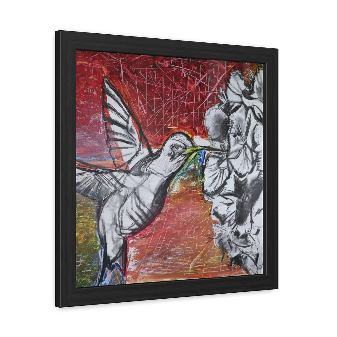 "Hummingbird #1" - Framed Poster (Unmatted)